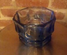 Indiana Glass “Concord” Pastel  Blue Octagon Candy Dish, no lid 5.25