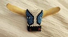 Antique Native American Bolo Tie/scarf Slip picture