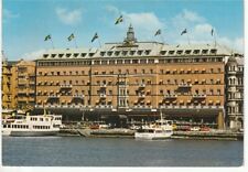 Vintage Stockholm Postcard Grand Hotel, brumma kortforlag picture