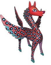 Natural fun Dog-Wood Pegasus Carving Alebrije Sculpture from Oaxacan Artisans picture