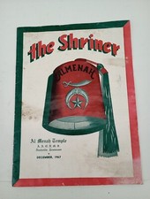 VINTAGE 1967 SHRINER Al Menah Temple BOOKLET RARE OLD Nashville Tennessee  picture