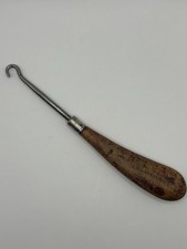 J.L. Sommer Vintage Wooden Handle  Button Hook Tool picture