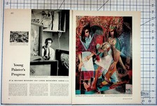 Siegfried Reinhardt Art Magazine Spread 1957 Young Painter's Progress Ephemera picture