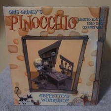 Mad Creations Gris Grimly Pinocchio Geppetto's Workshop Cold Cast Collectible   picture