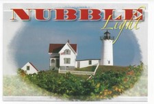   POSTCARD  MAINE NUBBLE LIGHT  YORK BEACH   M-3423   NEW      picture