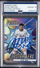 N/A TRADING CARD PSA/DNA CERTIFIED, AUTO GRADE HEUNG-MIN SON PSA DNA 10 picture