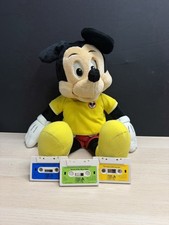 Vintage Worlds of Wonder Talking Mickey Mouse Animatronic Plush 3 Tapes - Works picture
