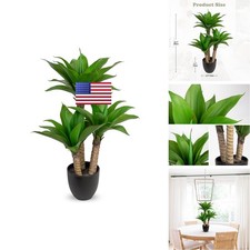 Briful 23.7'' Agave Plants Artificial Realistic Potted Faux Agave Plants 3 picture