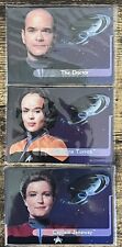 1995 Skybox Star Trek Voyager Embossed Crew Insert Cards  picture