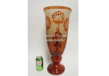 Monumental 20” Le Verre Francais Cameo Vase picture