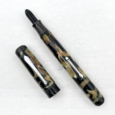 VTG Waterman Patrician Lever Fountain Pen Nacre Black Pearl (No Nib) AS IS picture