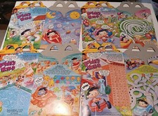 Bobby's World/McDonald’s 1993 COMPLETE SET OF 4 Happy Meal Boxes - BRAND NEW picture