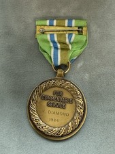 1984 US EPA Commendable Service Medal W. Diamond w Original Case & Lapel Pin picture