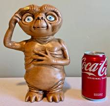 Vintage ET the Extra Terrestrial Alien Ceramic Coin Bank/ Piggy Bank Figurine  picture