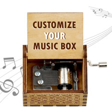 MUSIC BOX CARILLON CUSTOM CUSTOM ENGRAVED ENGRAVED PIECE RIVER picture