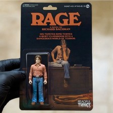 🔥 Rare 1/1 Stephen King Rage Custom Action Figure By Readful Things MOC DKE🔥 picture