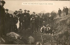 Sheffield Coal Labor Strike Beneath Sheffield c1912 Real Photo Postcard bhn picture