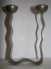 Vintage SHABBAT CANDLE HOLDER BY ARIE OFIR BEZALEL ISRAEL picture