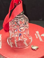 Waterford Crystal 12 Days of Christmas Bell Ornament Three French Hens picture
