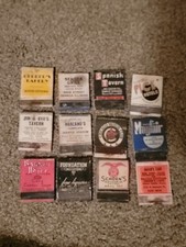 LOT OF 12 -  1930s-40s+ VINTAGE MATCHBOOKS CHICAGO OTTAWA PARIS ILLINOIS AREA  picture