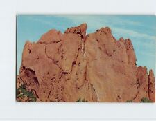 Postcard Gigantic Rock Formation, Garden Of The Gods, Colorado Springs, Colorado picture
