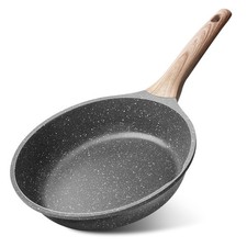 Caannasweis Nonstick Granite Frying Pan Skillet, Non Stick 12 Inch, Gray picture