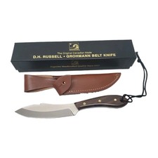 Grohmann D. H. Russell Survival Belt Knife #4s Stainless Canada + Leather Sheath picture