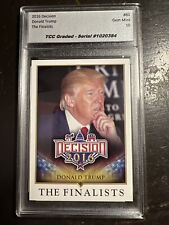 2016 Decision Donald Trump The Finalists #81 TCC Graded Gem Mint 10 picture