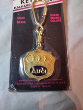NAPA AUDI SOLID BRASS KEYCHAIN *NEW* ITEM #3725-15 picture