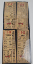 Lot 8 Antique 1919 Reading Street Railway Company Trolley Transfer Tickets picture