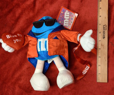 NWT M&Ms Blue Plush Blue For You Heart Tuxedo Sunglasses Valentine Galerie 8