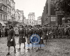 688TH U.S. ARMY AFRICAN AMERICAN POSTAL DIRECTORY BATTALION WW2 8X10 PHOTO picture