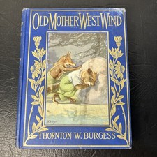 Thornton Burgess Old Mother West Wind 1914 8 Color Pages George Kerr 1914 HTF picture