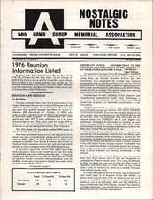 1976 March 94th Bomb Group Memorial Assoc. Military Newsletter Corvallis Oregon picture