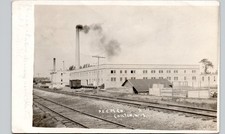 CARNATION MILK FACTORY chilton wi c1910 postcard wisconsin real photo rppc pccm picture