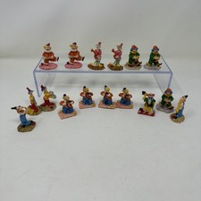 Vintage Circus Clown Band Miniatures -2” Tall.  16 Pieces. Cast Plaster. Rare picture