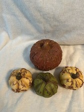 There Are 4 Pumpkins In This Group. They Were Bought At Hobby Lobby. Very Cute picture