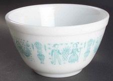 Pyrex Butterprint Turquoise Mixing Bowl 4418484 picture