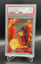 2026 Topps Chrome Marvel - Dark Phoenix Fanfare - Red /5 (Omega) #FF-21 PSA 9 picture
