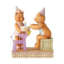 Enesco Jim Shore Button and Squeaky and Pinky Birthday Cake Figurine 6.3 Inch picture
