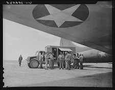 Constantine Algeria 1940s Red Cross Clubmobile Doughnuts Military Airfield picture