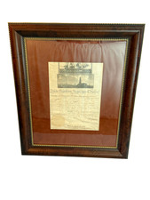 Early 19th c. Thomas Jefferson & James Madison Ship's Passport, Signed picture