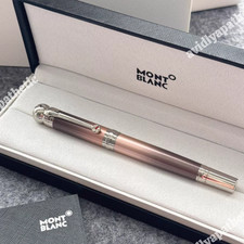 Montblanc Luxury Rollerball Rose Gold Smooth Body Writing Pen Gift New With box picture