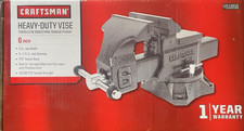 CRAFTSMAN Bench Vise 6” Jaws Swivel Base Model 51856 HEAVY 37-1/2 lb picture