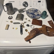 Grandpa's  JUNK DRAWER LOT  Vintage Collectibles Many Different Items. See Pics picture