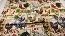 Vintage  Fabric * Farm Fresh * 100% Cotton - 20