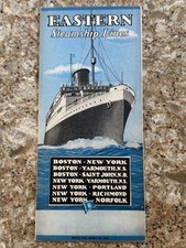 VTG 1936 Eastern Steamship Lines Fleet Brochure NEW YORK SS Acadia SS Iroquois picture