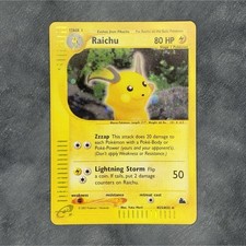 Raichu H25/H32 Holo Skyridge English 2003 Vintage picture