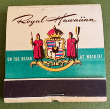Vintage Matchbook: Printed Sticks: Royal Hawaiian Hotel, Waikiki, Honolulu, HI picture