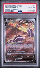 2022 Pokemon Skuntank V 181/195 Full Art PSA 10 Gem Mint picture